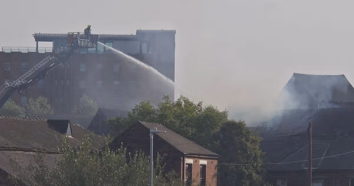 LIVE: Huge Emergency Response as Four Fire Engines Rush to Hanley Blaze