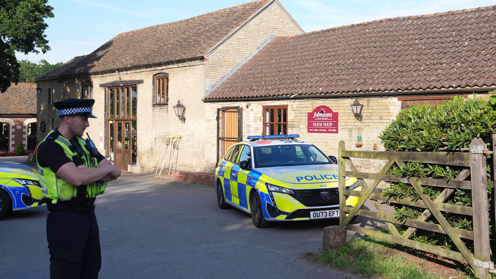 Police Car At The Scene